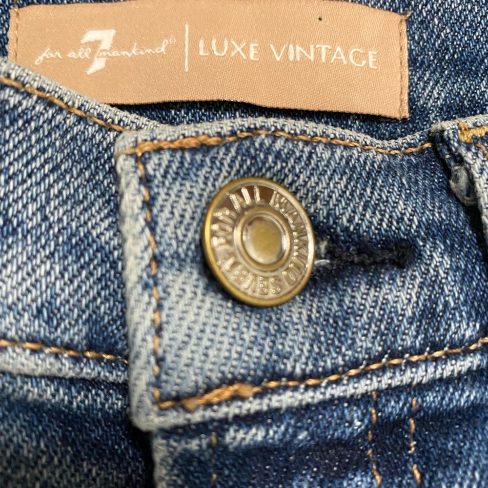 NWT 7 for all mankind Luxe Vintage Jeans Size 27 - Picture 3 of 10